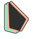 Anaglyph Pastel Peach Mint Default
