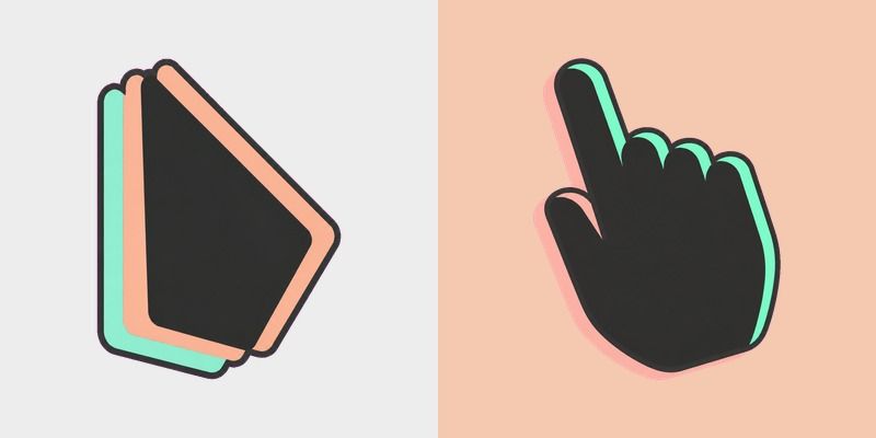 Anaglyph Pastel Peach Mint