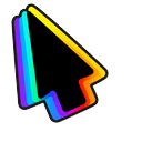 Anaglyph Rainbow Coral Indigo Default