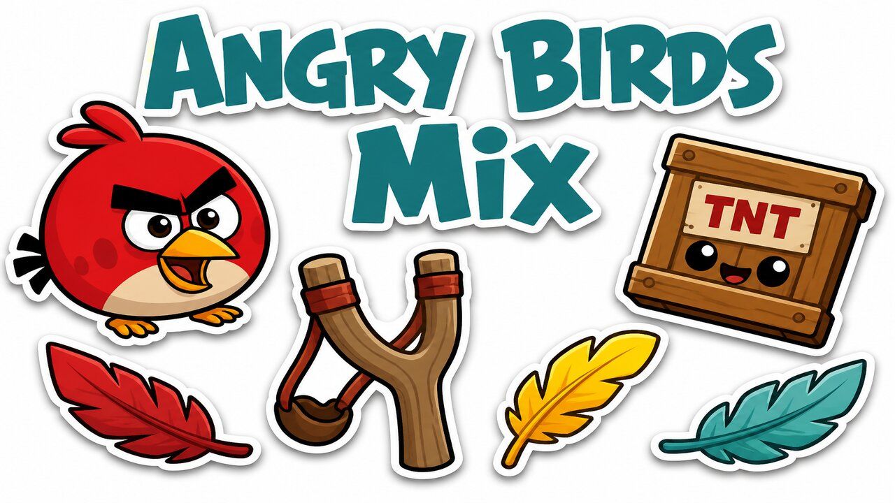 Фон колекції Angry Birds Mix Packs