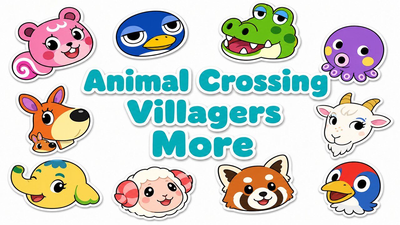 Animal Crossing Villagers More - Custom cursor collection preview