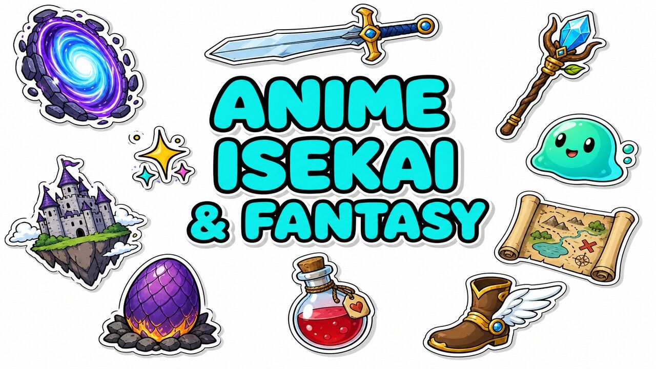 Anime Isekai & Fantasy - Custom cursor collection preview