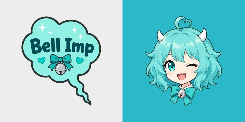 Aqua Bell Imp Cursor