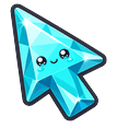 Aquamarine Crystal Arrow Default