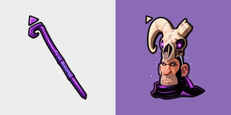 Arcane Purple Merasmus Staff