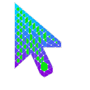 Aurora Diamond Grid Cursor Default