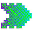Aurora Diamond Grid Cursor Pointer