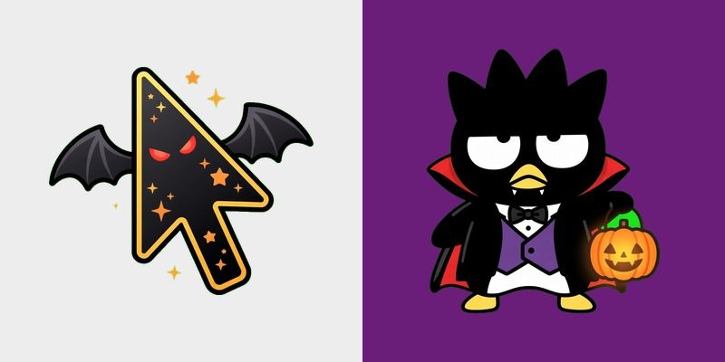 Badtz-Maru Halloween Vampire Cursor