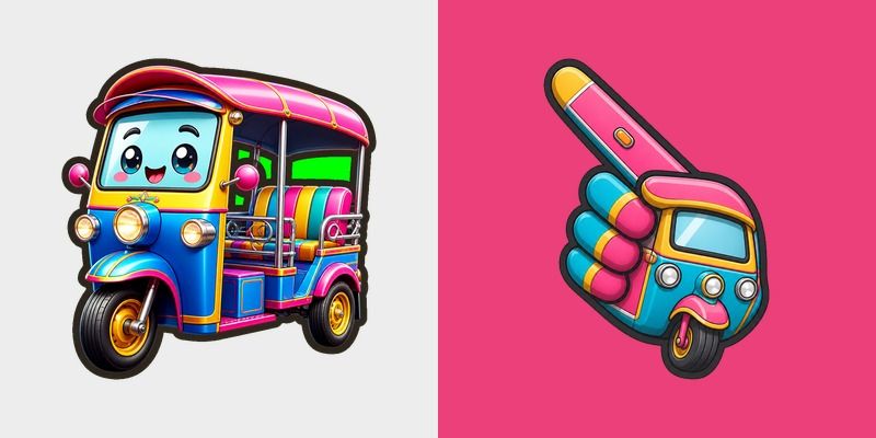 Cursor pack preview: Bangkok Tuk-Tuk