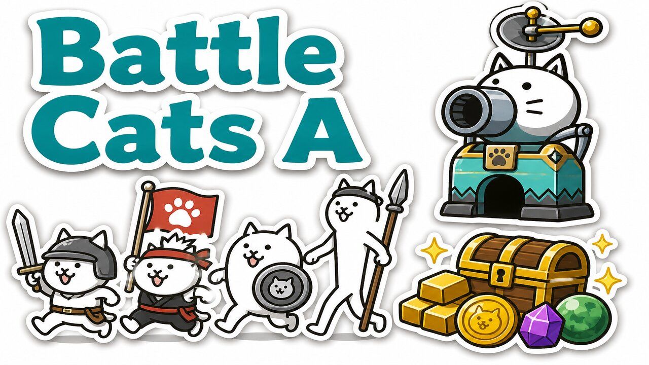 Фон колекції Battle Cats Mix A