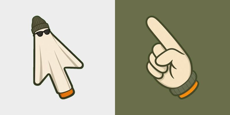 Beanie Sheet Ghost Cursor | Custom Cursors Planet