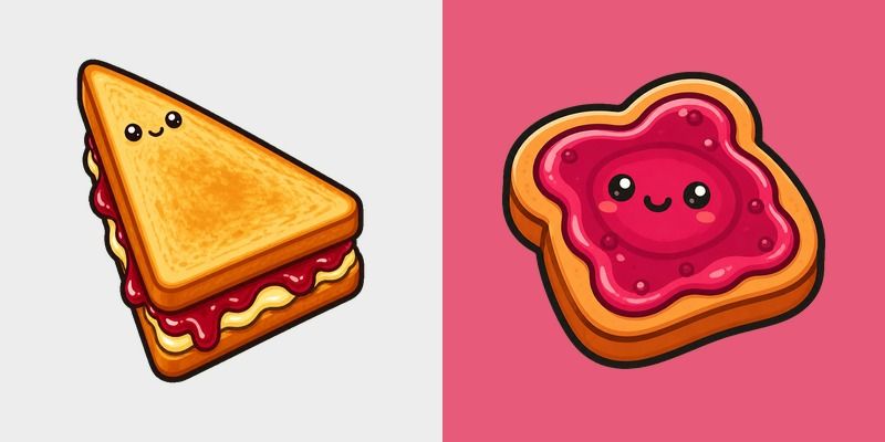 Berry Jam Sandwich