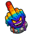 BLife Team Rainbow Custom Cursor Pointer