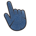 Blue Denim Weave Pointer