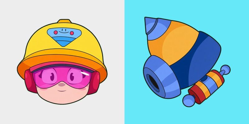 Brawl Stars Jacky Helmet Drill