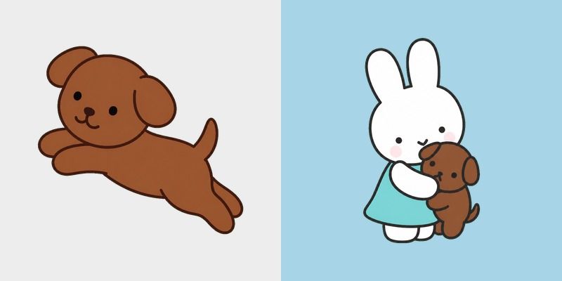 Bunny Puppy Hug