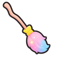Candy Broom Witch Hat Default