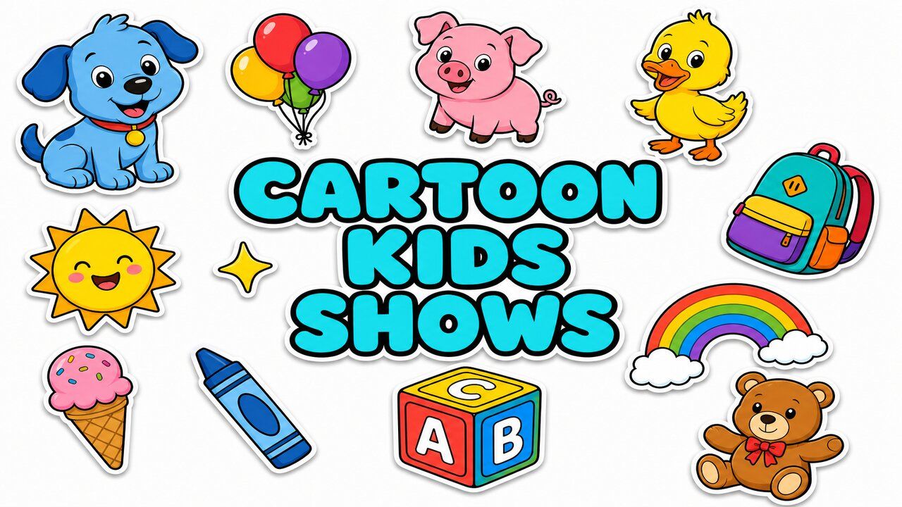Cartoon Kids Shows - Custom cursor collection preview