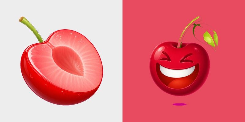 Cherry Laugh custom cursor pack preview for Chrome, Edge and Windows
