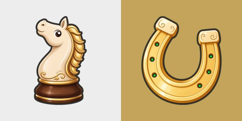 Chess Knight & Horseshoe