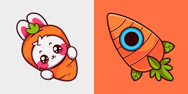 Chibi Carrot Bunny