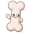 Chibi Dog Bone Pointer