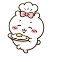 Chiikawa Chef Frying and Serving Egg Pointer