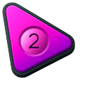 Chunky Play 2 Magenta Pointer