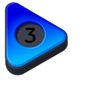 Chunky Play 3 Cyan Default
