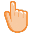 Color Light Apricot Orange Cursor Pointer