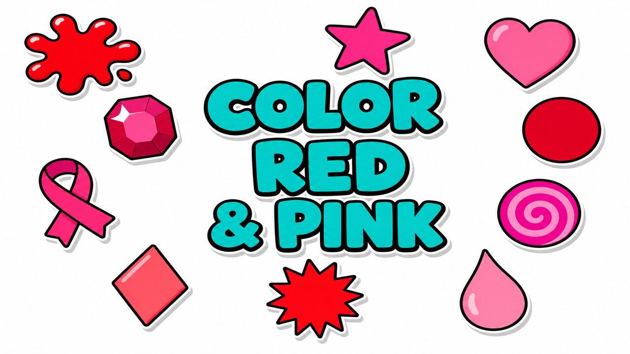 Color Red & Pink - Custom cursor collection preview