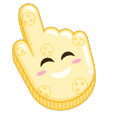 Colorful Smile Butter Cream hand cursor preview