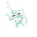 Colorful Smile Mint Jelly hand cursor preview