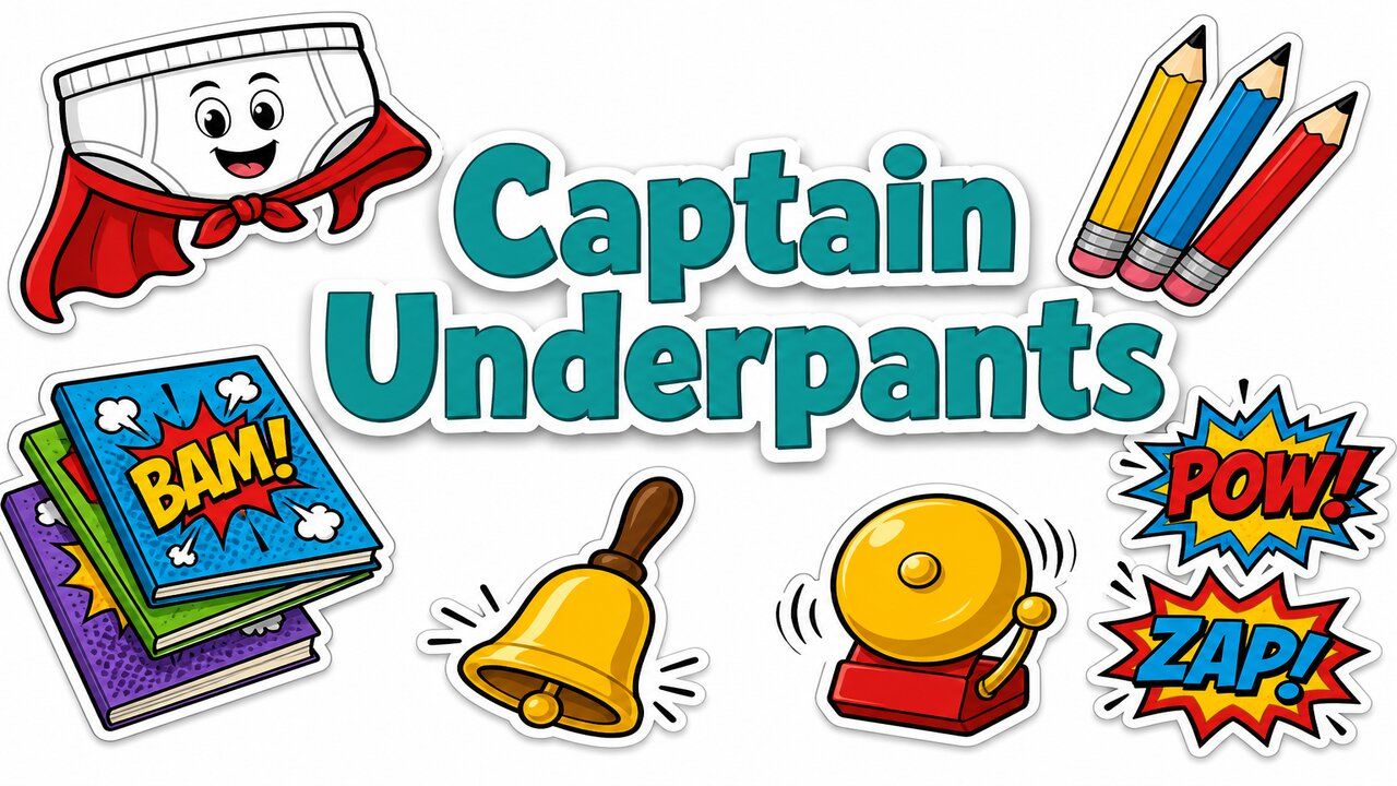 Фон колекції Comics Captain Underpants