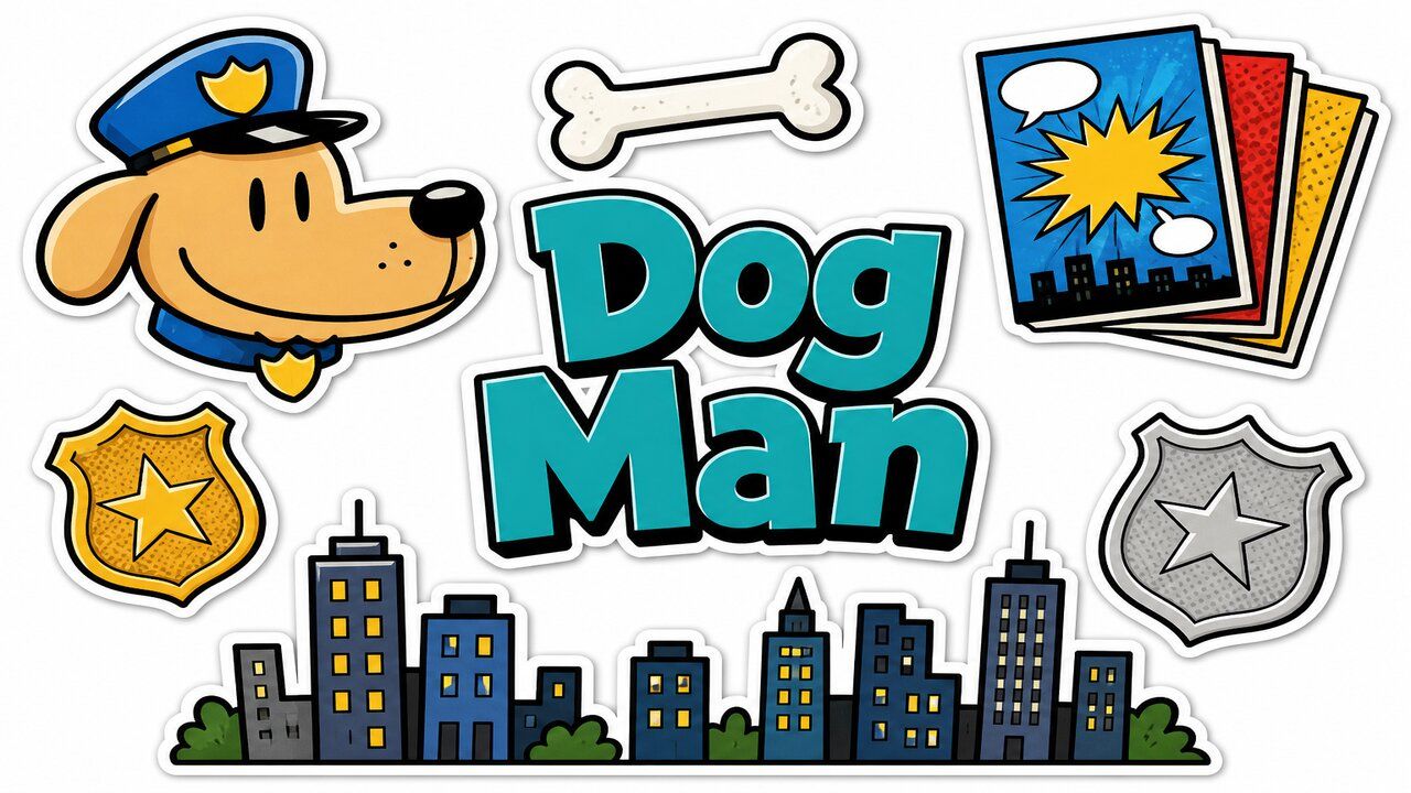 Фон колекції Comics Dog Man