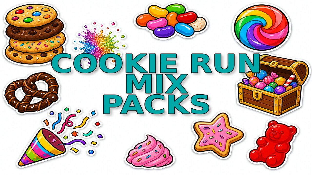 Cookie Run Mix Packs - Custom cursor collection preview