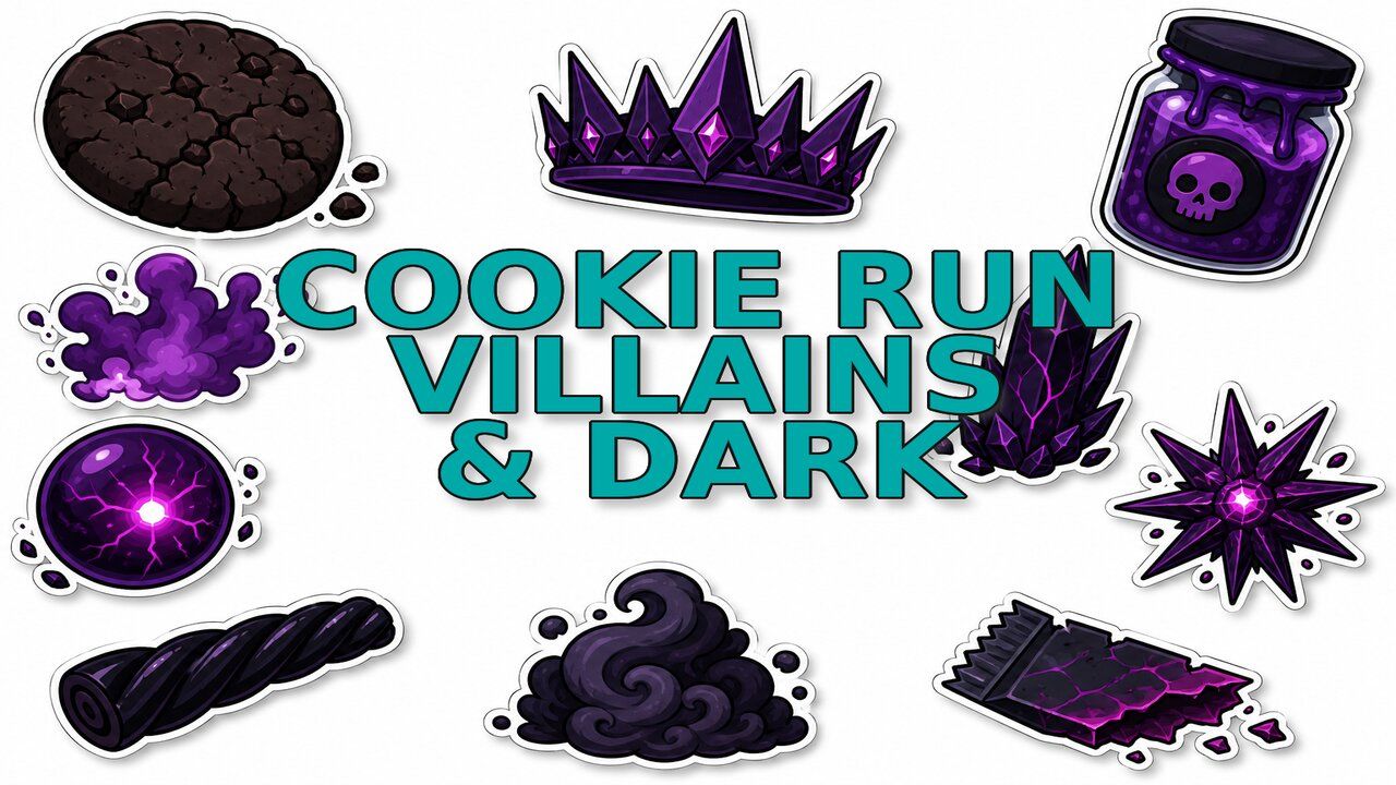 Cookie Run Villains & Dark - Custom cursor collection preview