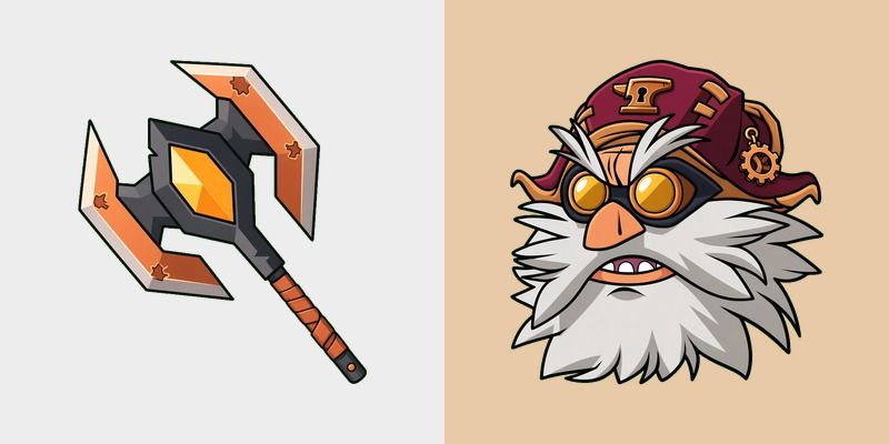 Copper Ulgrim Axe Cursor