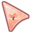 Coral Bloom Glass Cursor Default