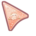 Coral Bloom Glass Cursor Pointer