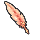 Coral Blossom Quill Cursor Default