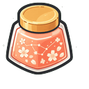 Coral Blossom Quill Cursor Pointer