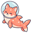 Coral Cosmo Fox Cursor Default