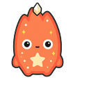 Coral Ember Spirit Cursor Pointer