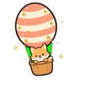 Coral Fox Balloon Cursor Default