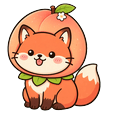 Coral Fox Peach Hood Cursor Default