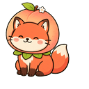 Coral Fox Peach Hood Cursor Pointer