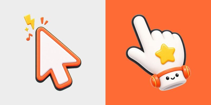 Coral Groove Cursor
