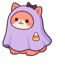 Coral Kitty Boo Cursor Default