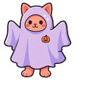 Coral Kitty Boo Cursor Pointer